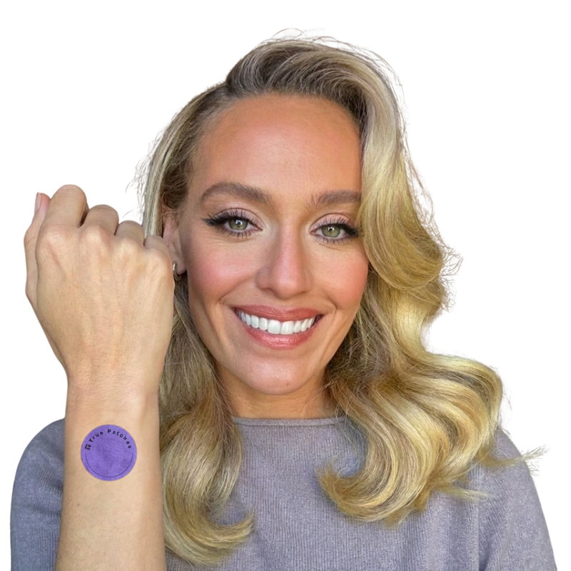 Woman using True Patches