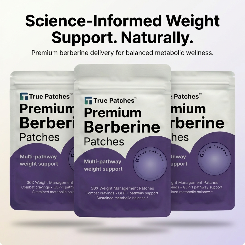 Premium Berberine Patches - Multi-pathway weight support